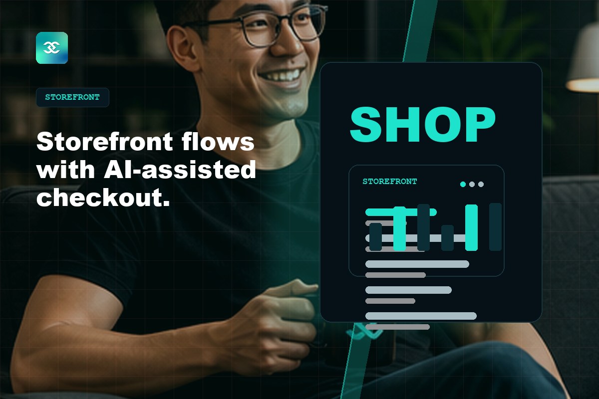 Online storefront and AI concierge checkout system