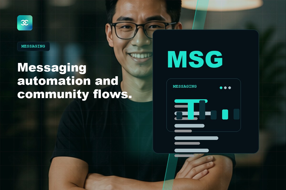 Messaging and social media channels for lead generation